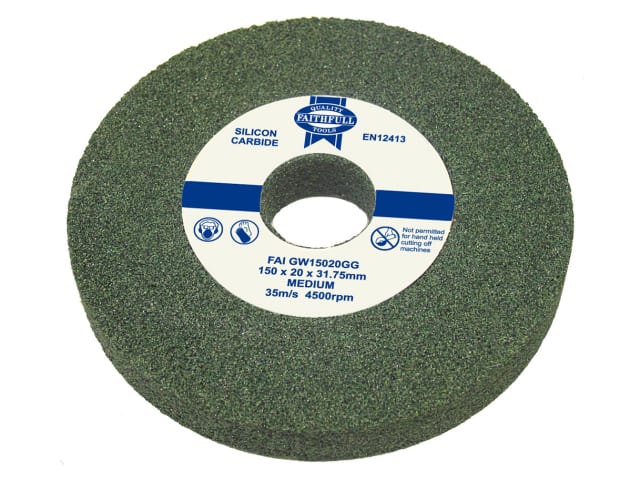 FAIGW15016GG General Purpose Grinding Wheel 150 x 16mm Green Grit