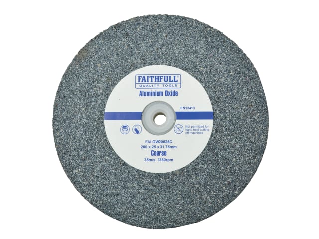 FAIGW20025C General Purpose Grinding Wheel 200 x 25mm Coarse Alox