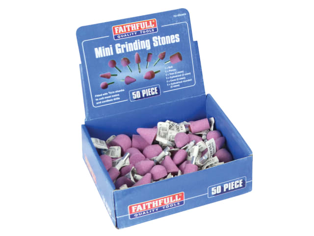 FAIGWAM50 Mini Grinding Wheel Assortment, 50 Piece