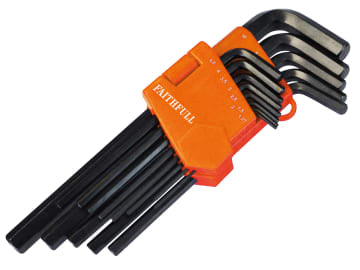 FAIHKS13ML Metric Long Arm Hex Key Set, 13 Piece