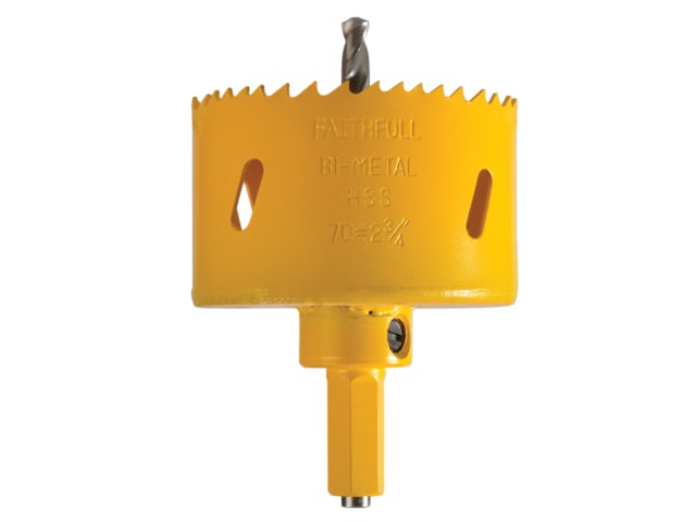 FAIHS70SOFIT Soffit Cutter Holesaw 70mm One Piece
