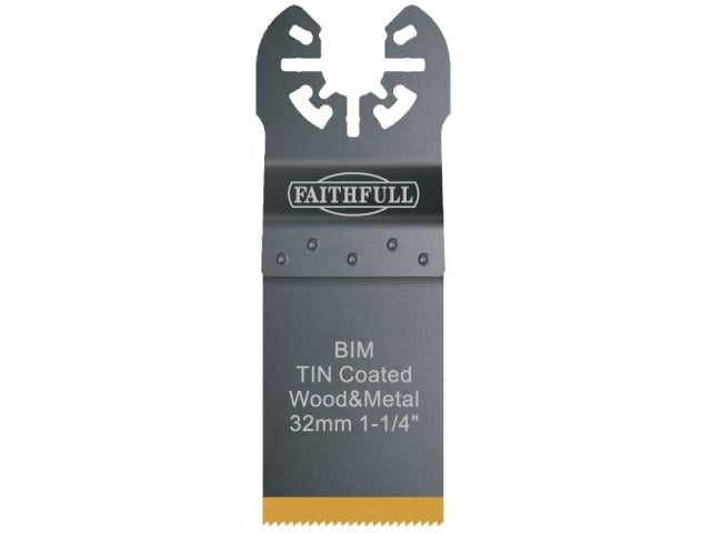 FAIMFBM32 Multi-Functional Tool Bi-Metal Flush Cut TiN Coated Blade 32mm