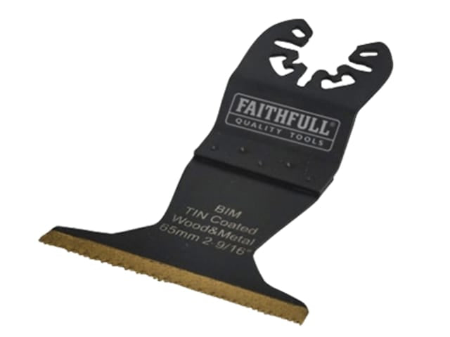 FAIMFBM65 Multi-Functional Tool Bi-Metal Flush Cut TiN Coated Blade 65mm