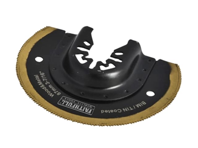 FAIMFBM87 Multi-Functional Tool Bi-Metal Radial Saw TiN Coated Blade 87mm