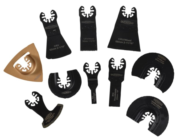 FAIMFKIT10 Multi-Function Tool Mixed Blade Set 10 Piece