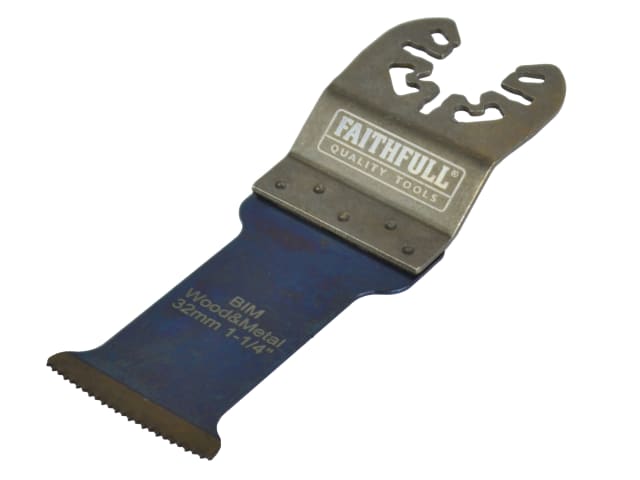 FAIMFWM32P Premium Arc Cut Wood & Metal Bi-Metal Blade 32mm