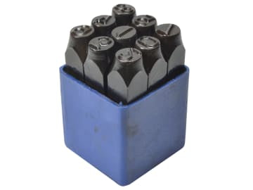 FAIN12MM Number Punch Set 12mm