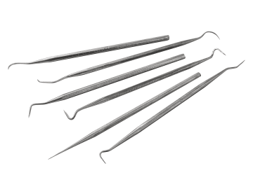 FAIPICKSET Picks & Carvers Set 6 Piece Stainless Steel