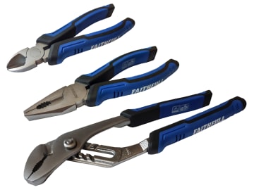 FAIPLSET3N Soft Grip Pliers Set, 3 Piece