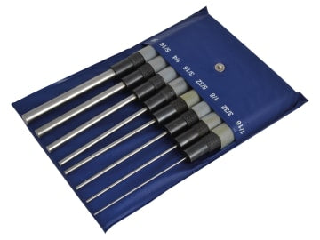 FAIPPSET8RHL Long Series Pin Punch Set, 8 Piece