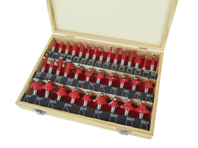 FAIRBS35 1/2in TCT Router Bit Set, 35 Piece