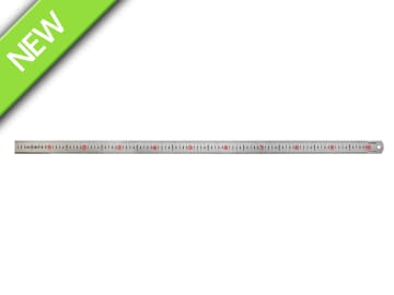 FAIRUL1000MS Matt Silver Measuring Rule 1000mm