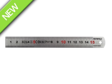 FAIRUL150MS Matt Silver Measuring Rule 150mm
