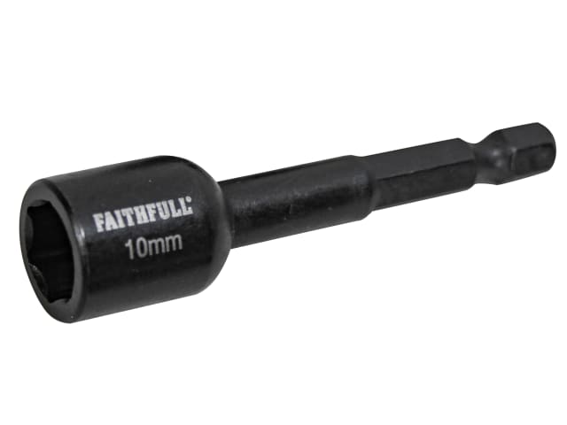 FAISBMNUT10I Magnetic Impact Nut Driver 10mm x 1/4in Hex