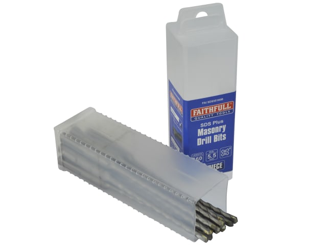 FAISDS55160B SDS Plus Drill Bit 5.5mm OL: 160mm WL: 100mm Bulk 10