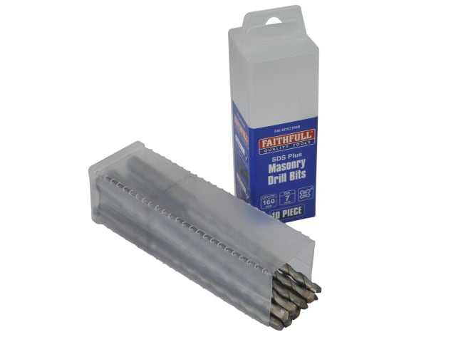 FAISDS7160B SDS Plus Drill Bit 7mm OL: 160mm WL: 100mm Bulk 10