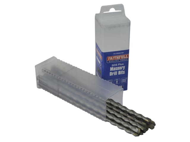 FAISDS8210B SDS Plus Drill Bit 8mm OL: 210mm WL: 150mm Bulk 10