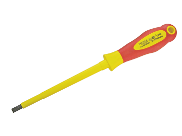 FAISDVDE65 VDE Soft Grip Screwdriver Parallel Slotted Tip 6.5 x 150mm