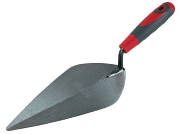 FAISGTB10L London Pattern Brick Trowel Soft Grip Handle 10in