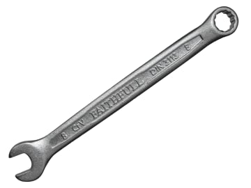 FAISPAC8 Combination Spanner CV Satin Finish 8mm