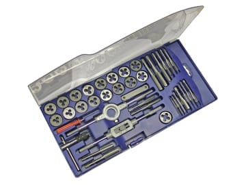 FAITAPDSET39 Metric Tap & Die Set of 39 Carbon Steel