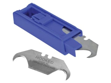 FAITKB10UKH Heavy-Duty Hooked Trimming Knife Blades (Pack 10)