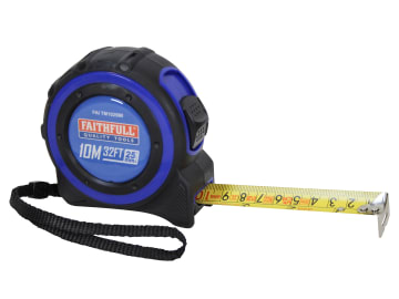 FAITM1025MI Trade Tape Measure 10m/33ft (Width 25mm)