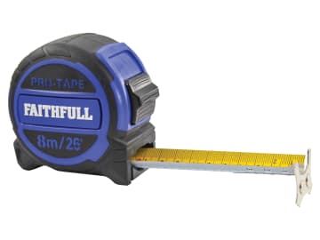 FAITM832MI Pro Tape Measure 8m/26ft (Width 32mm)