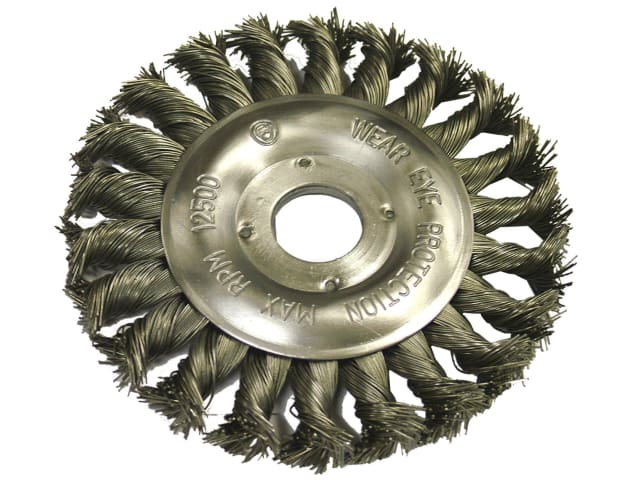 FAIWBCT125 Circular Wire Brush 125 x 12mm 22.2mm Bore, 0.50mm Wire