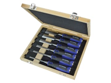 FAIWCSGS6WB Soft Grip Chisel Set + Storage Box, 6 Piece