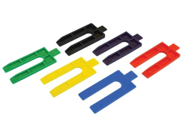 FAIWEDGE100 Plastic Packing Wedges Mixed (Pack 100)