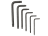 FCM89RJP6 89R.JP6 ResisTORX Hexagon Key Set of 6 (TX10 - TX40)