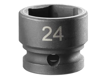 FCMNSS24A 6-Point Stubby Impact Socket 1/2in Drive 24mm