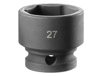 FCMNSS27A 6-Point Stubby Impact Socket 1/2in Drive 27mm