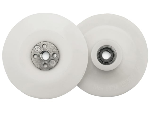 FLE20015 Angle Grinder Pad White 100mm (4in) M10 x 1.25