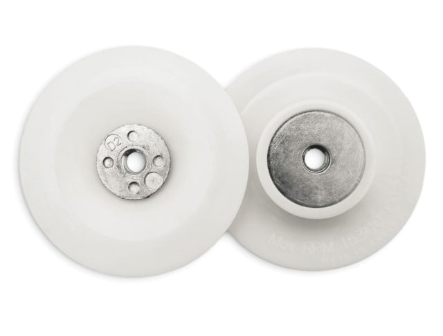 FLE20020 Angle Grinder Pad White 100mm (4in) M10 x 1.50