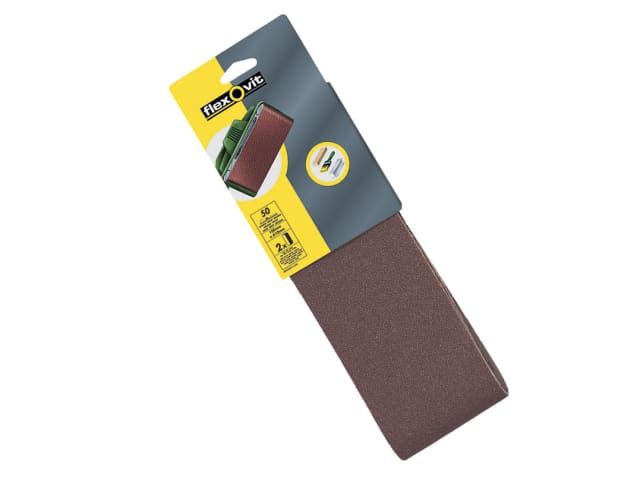 FLV26477 Cloth Sanding Belt 610 x 100mm Coarse 50G (Pack 2)