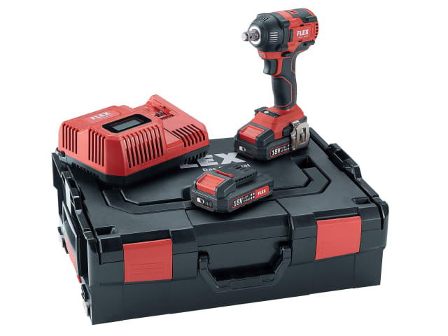 FLX438308KIT IW 1/2 18.0-EC/2.5 Brushless Impact Wrench 18V 2 x 2.5Ah Li-ion