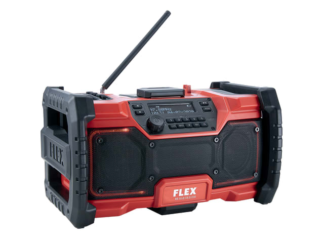 FLXRD1018N RD 10.8/18.0/230 Cordless Radio 240V & Li-ion Bare Unit