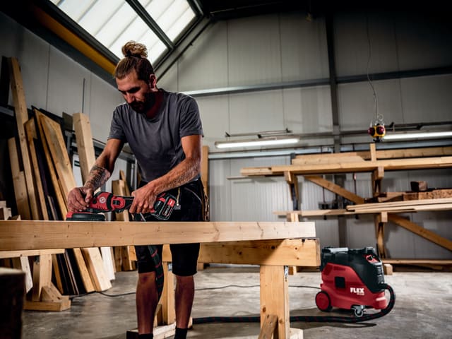 FLXSE12518N SE 125 18.0-EC/5.0 Set SUPRAFLEX Sander 18V 2 x 5.0Ah Li-ion