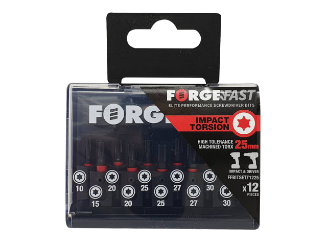 FORFFBST12 ForgeFast TORX® Compatible Impact Bit Set, 12 Piece