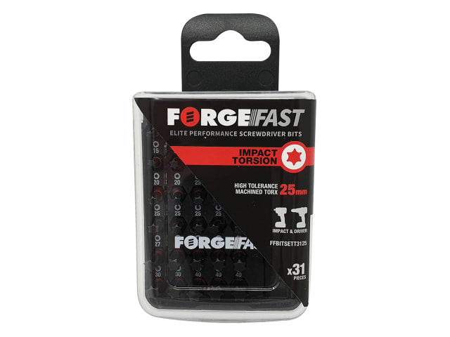 FORFFBST31 ForgeFast TORX® Compatible Impact Bit Set, 31 Piece