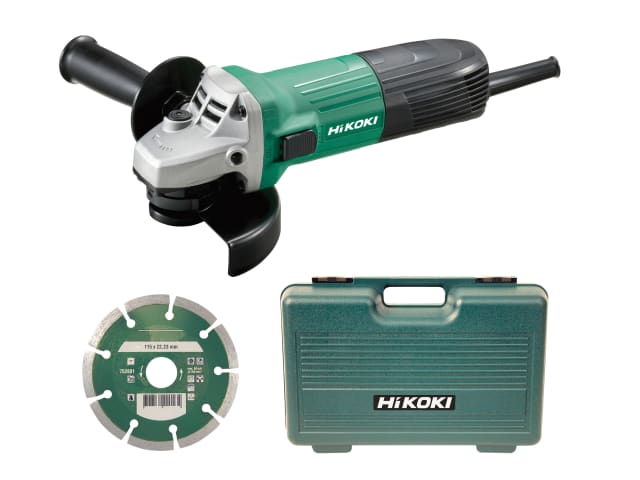 HIKG12STXCD G12STX/J7 Angle Grinder 115mm Diamond Blade & Case 600W 240V
