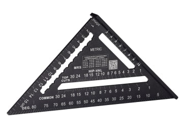 HUL257010 Metric Rafter Square 18cm