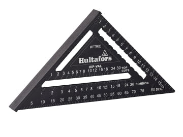 HUL257030 Mini Metric Rafter Square 11cm