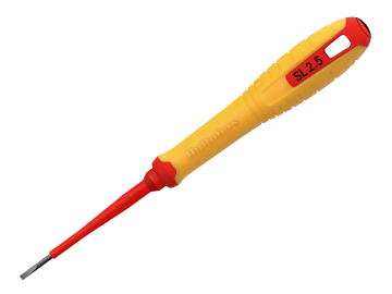 HUL445035 VDE Slotted Screwdriver 2.5 x 75mm