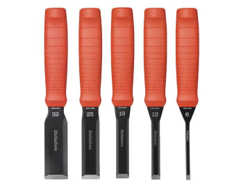 HULEDC5 Scandinavian Butt Chisel Set, 5 Piece