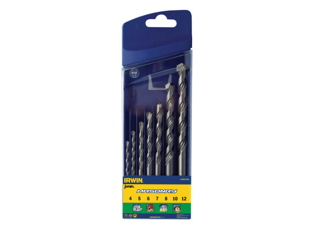 IRW10501893 Masonry Drill Bit Set, 7 Piece