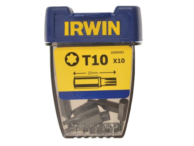 IRW10504351 TORX Insert Bits TX10 25mm (Pack 10)