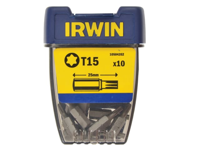 IRW10504352 TORX Insert Bits TX15 25mm (Pack 10)
